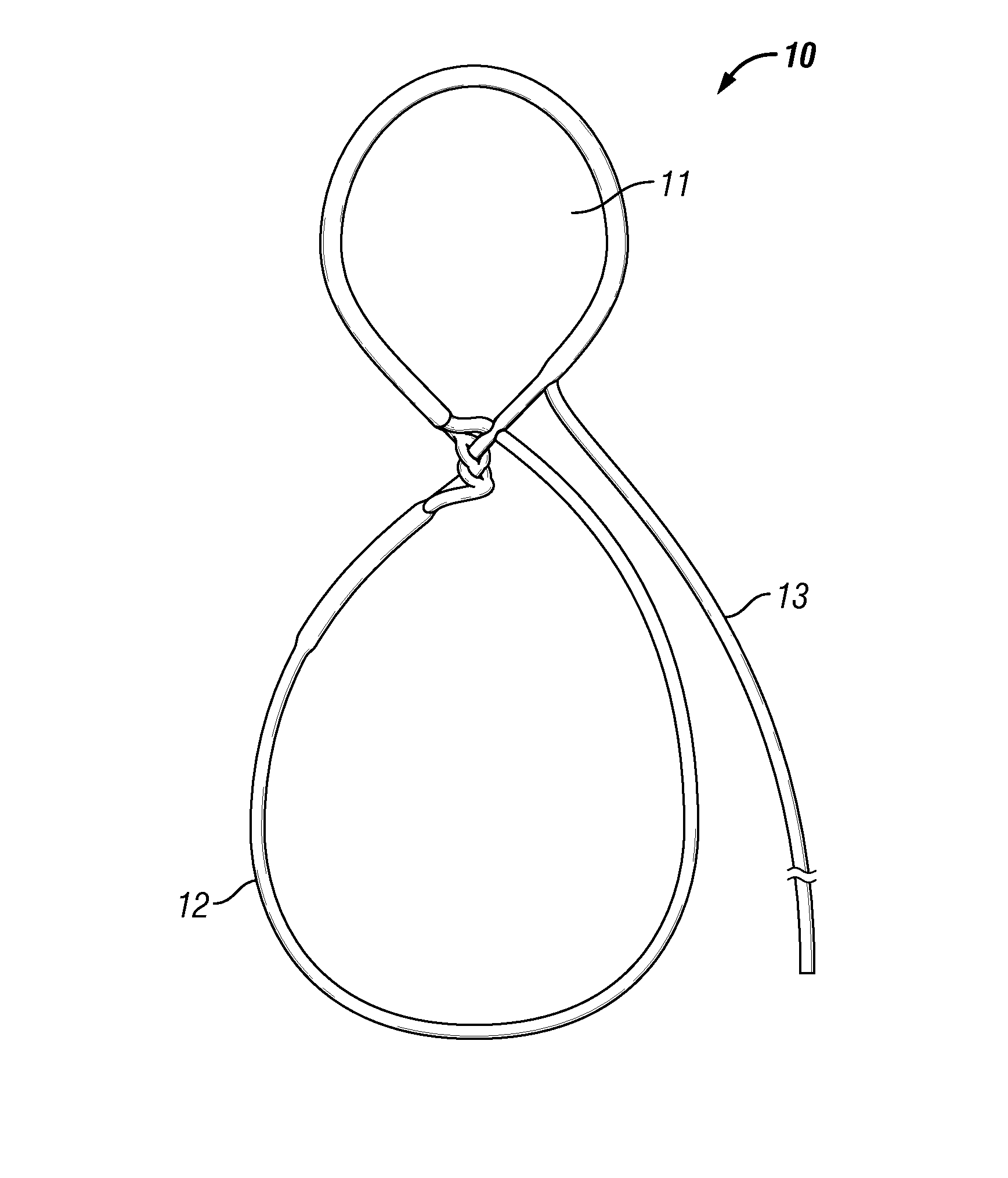 Adjustable continuous filament structure and method of manufacture and use