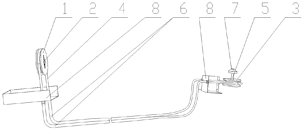 Safety protection device for preventing pipeline leakage