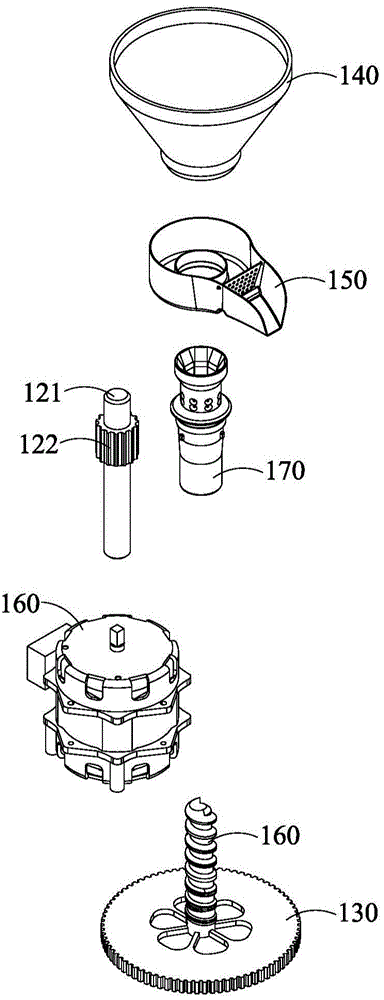 Vertical solid and liquid separation device