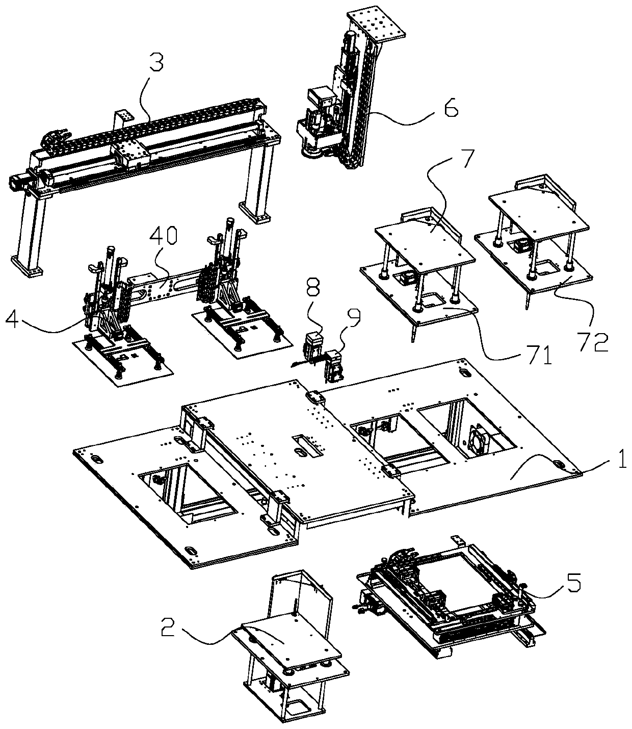 Clamping device for printed circuit board detection