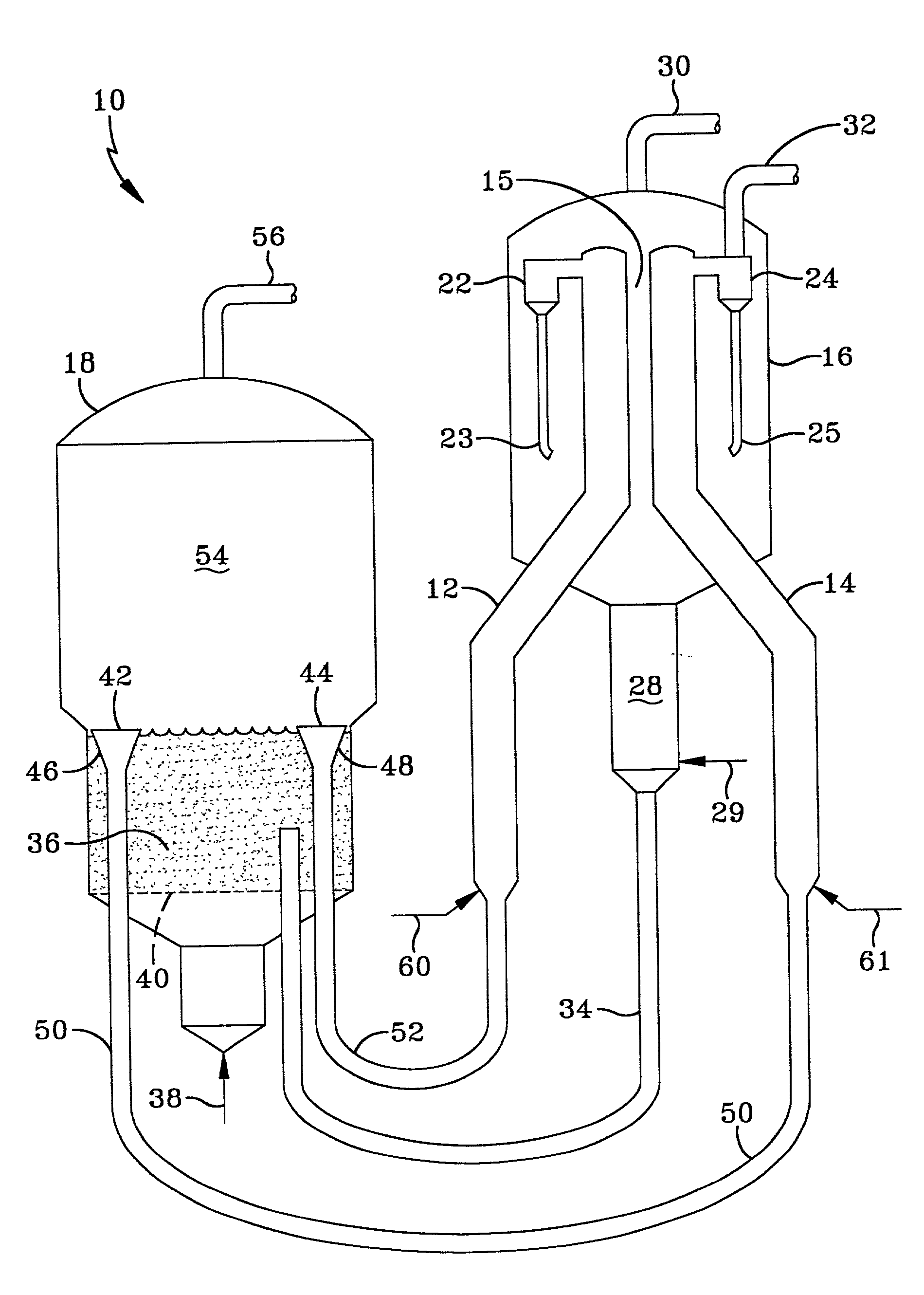 Fluid cat cracking with high olefins prouduction