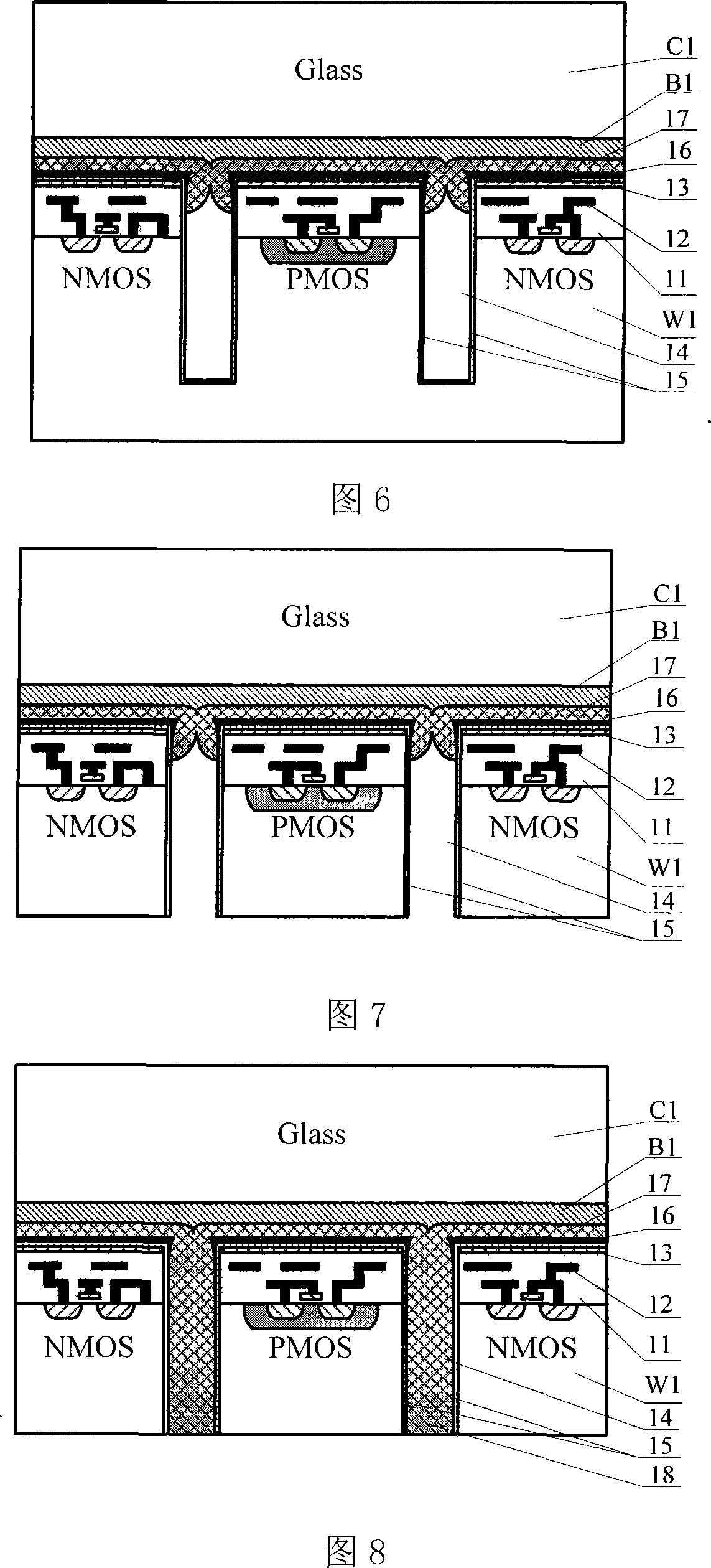 High, depth and width three-dimensional uprightness interconnect and realization method of three-dimensional integrate circuit