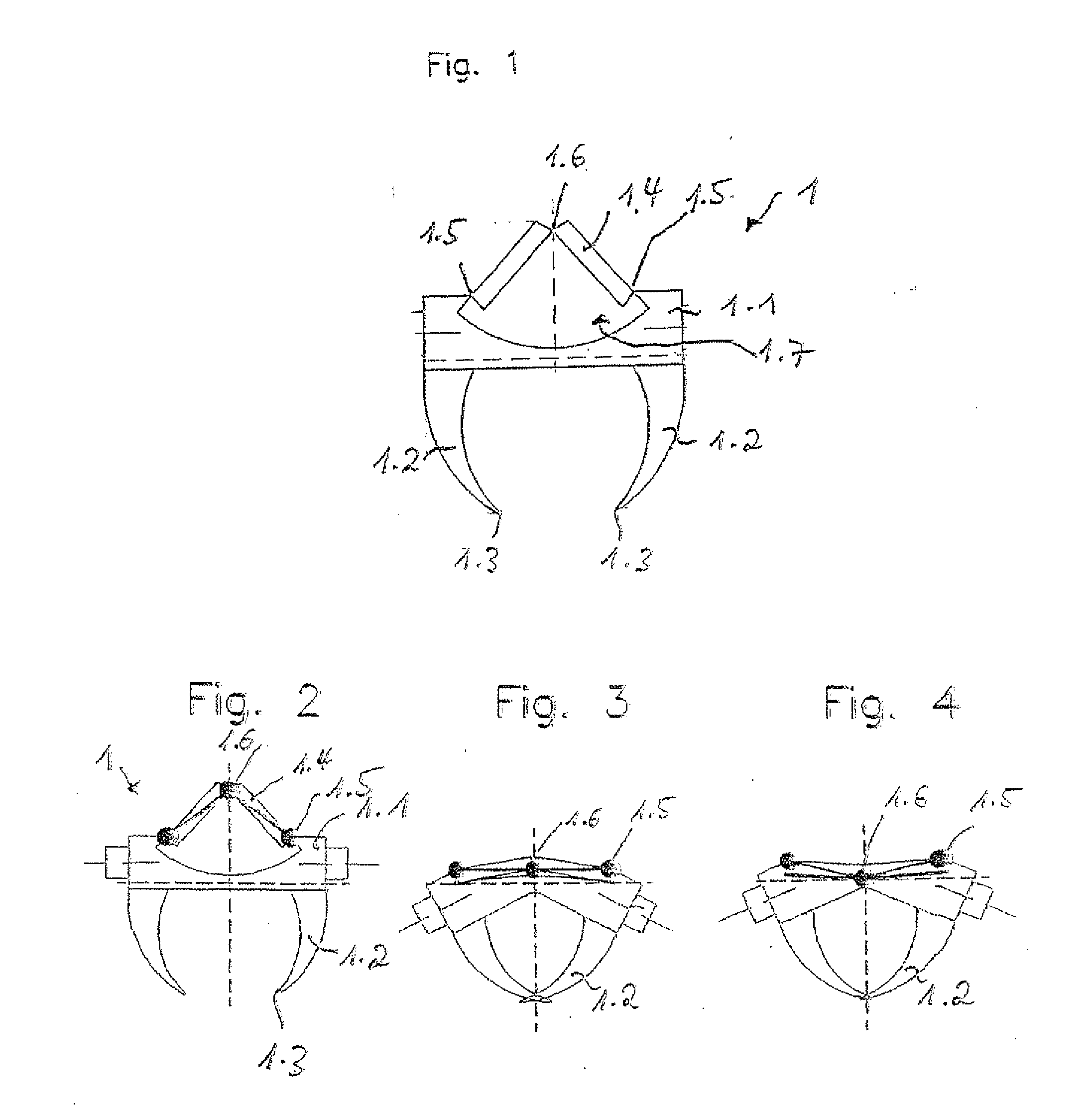 Device and method for applying a medical lockable clip in a tissue area