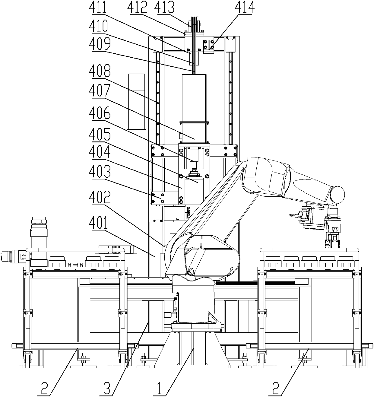 Automatic assembling system for standard test motor and assembling method