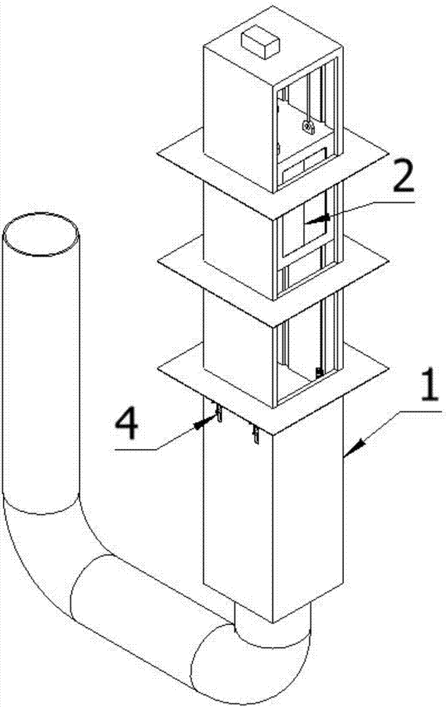 Anti-falling safety elevator