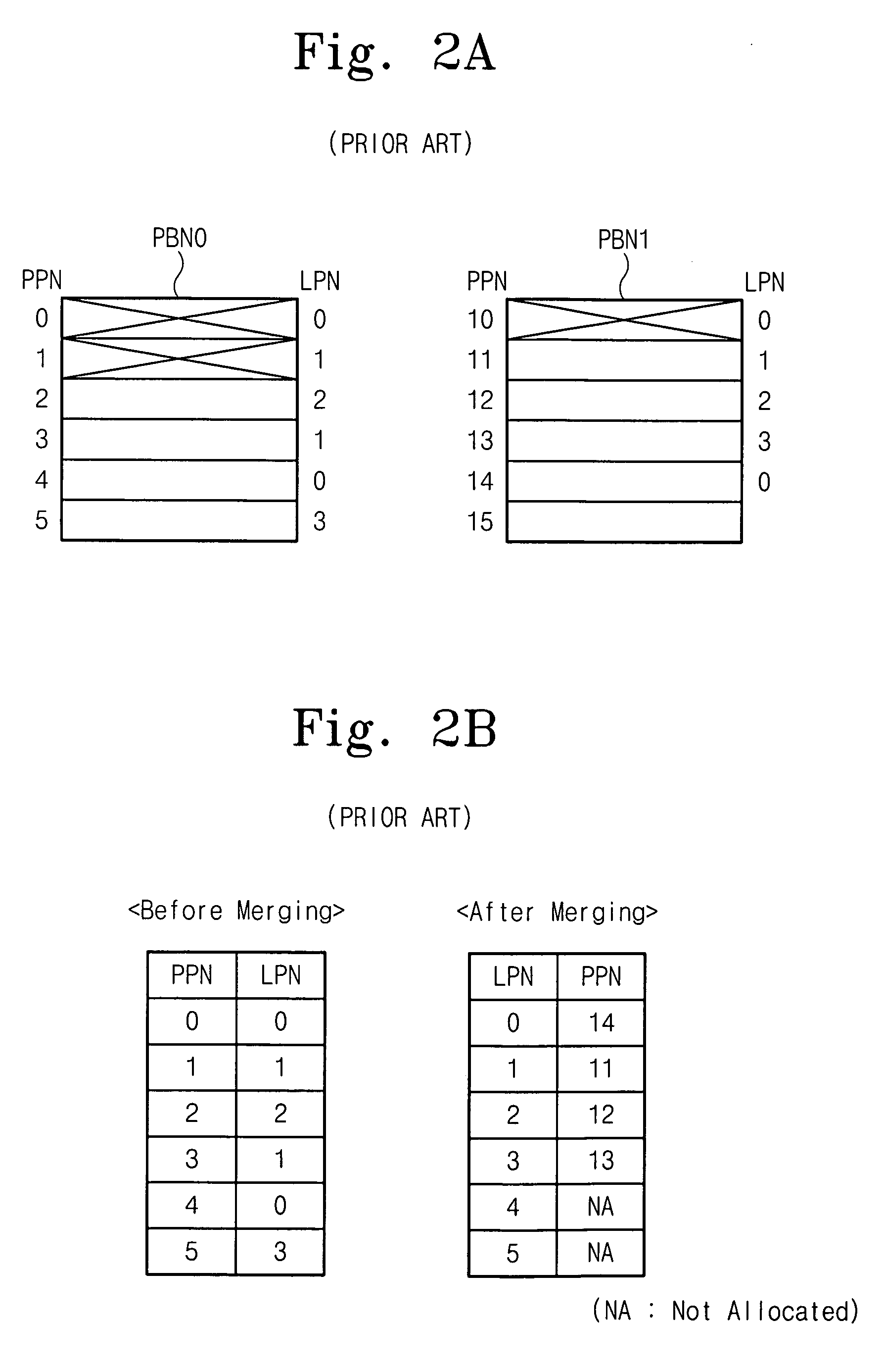 Flash memory control devices that support multiple memory mapping schemes and methods of operating same