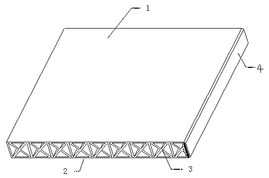 Process for molding hollow plastic building template