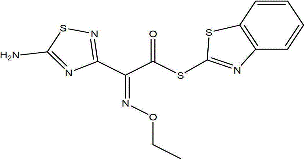 Method for preparing high-purity cefdinir antibiotic 7-side chain synthesis critical material