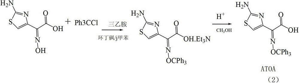 Method for preparing high-purity cefdinir antibiotic 7-side chain synthesis critical material