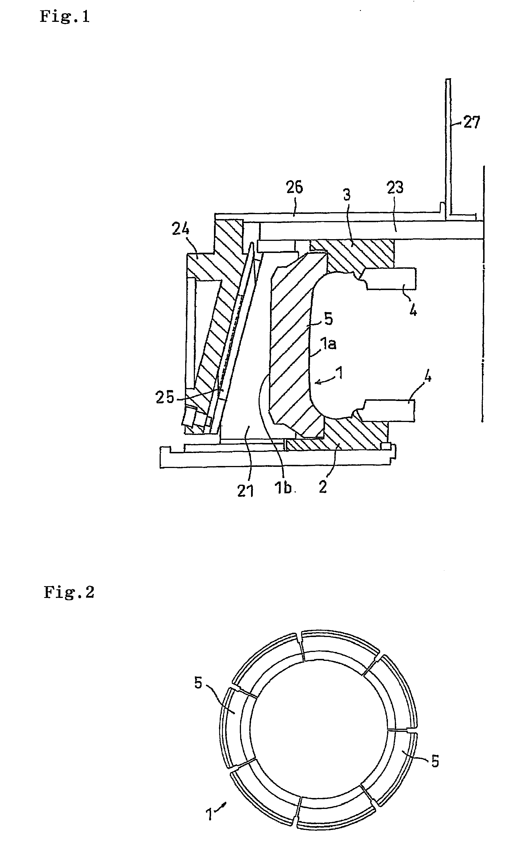 Tire forming mold