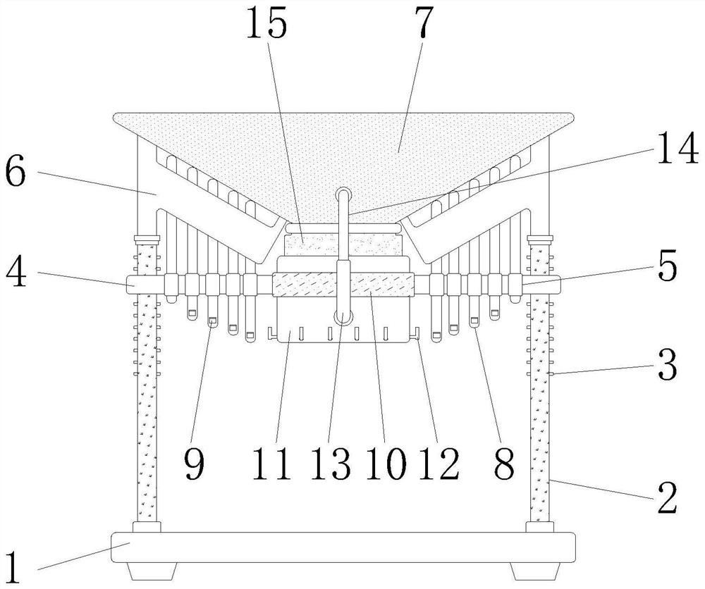 A rice bagging device for avoiding waste