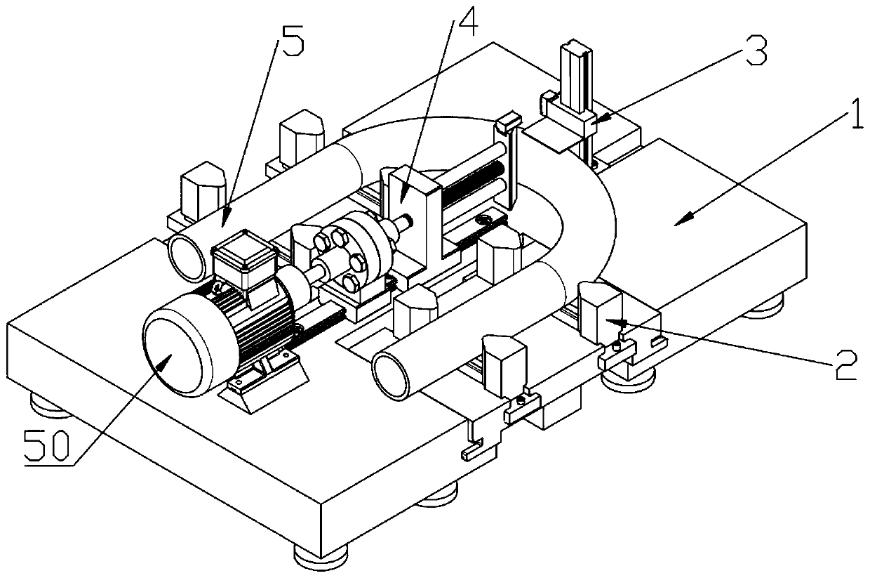 Automatic measuring device for ellipticity of elbow section