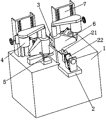 Bamboo tableware milling forming machine