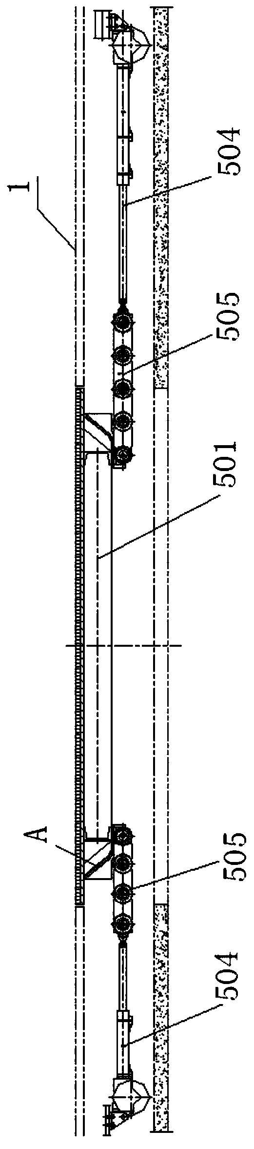 Circular rotating table device with multi-diameter built-in cover plate valves and operation method