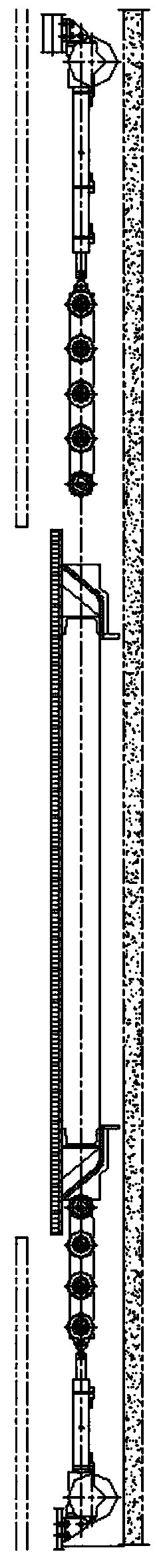 Circular rotating table device with multi-diameter built-in cover plate valves and operation method