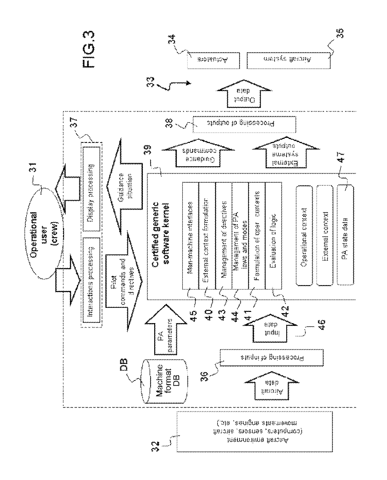 Parametrizable automatic piloting system intended for an aircraft