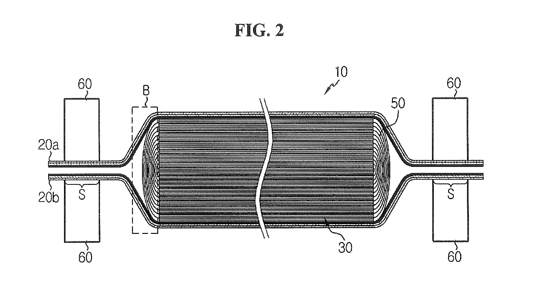 Pouch-type secondary battery having sealing margin for improved durability