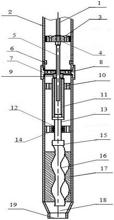 Combined type double-acting rod type oil well pump and oil extraction method thereof