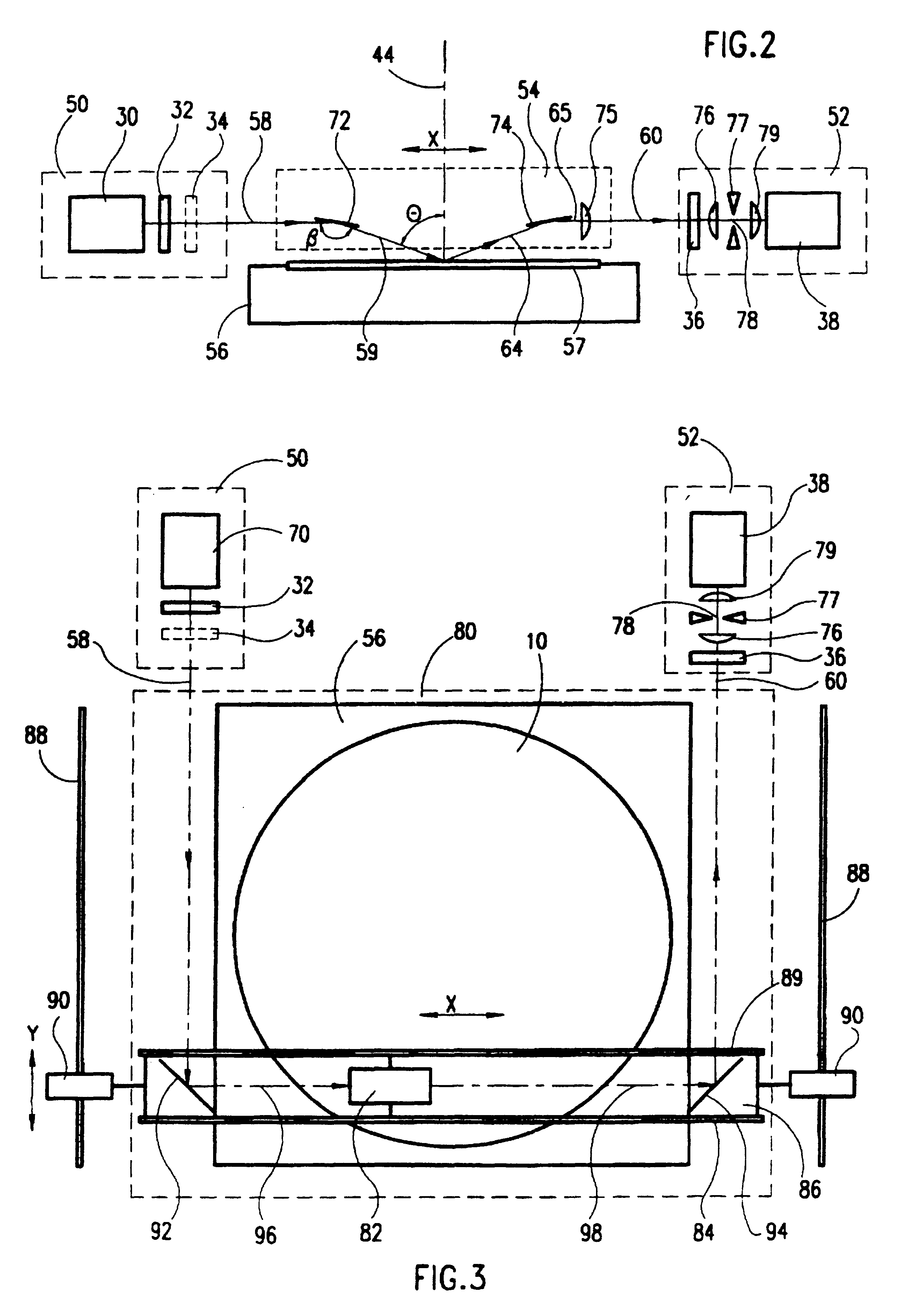 Two-dimensional beam deflector