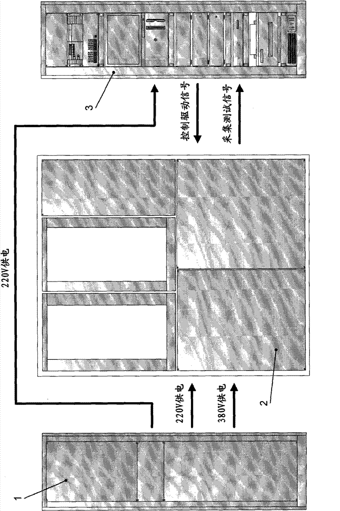 Test set for detecting properties of fluid control valve