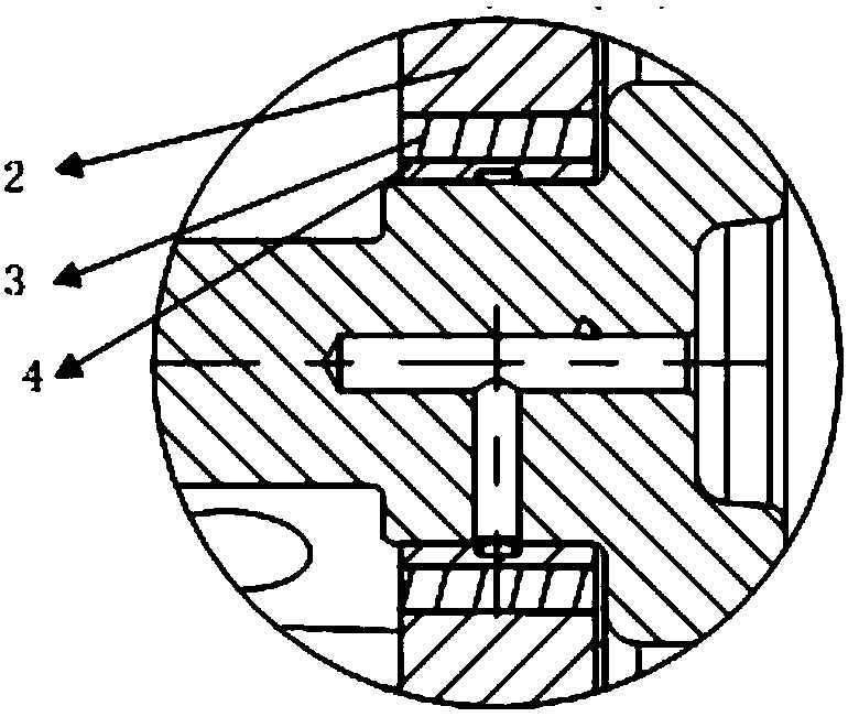 Magnesium alloy crankcase and bearing bush matching structure