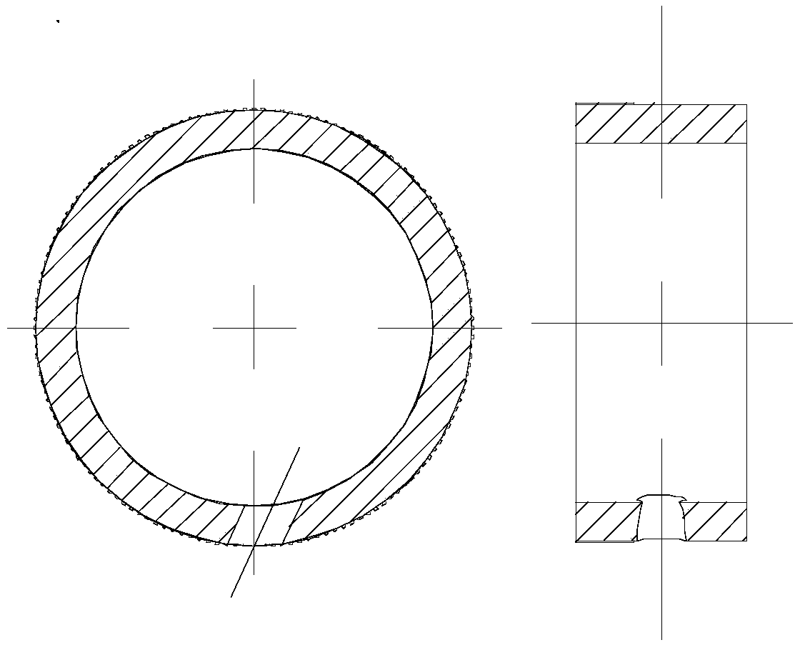 Magnesium alloy crankcase and bearing bush matching structure