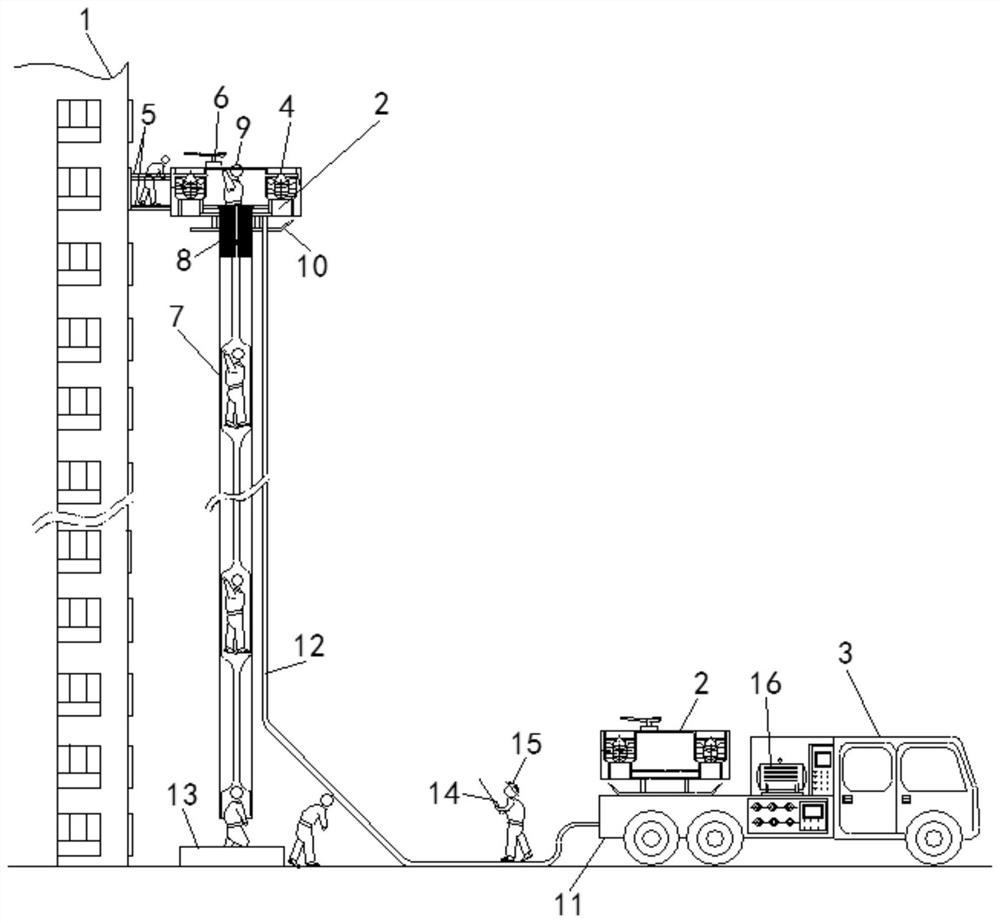 a fire fighting device