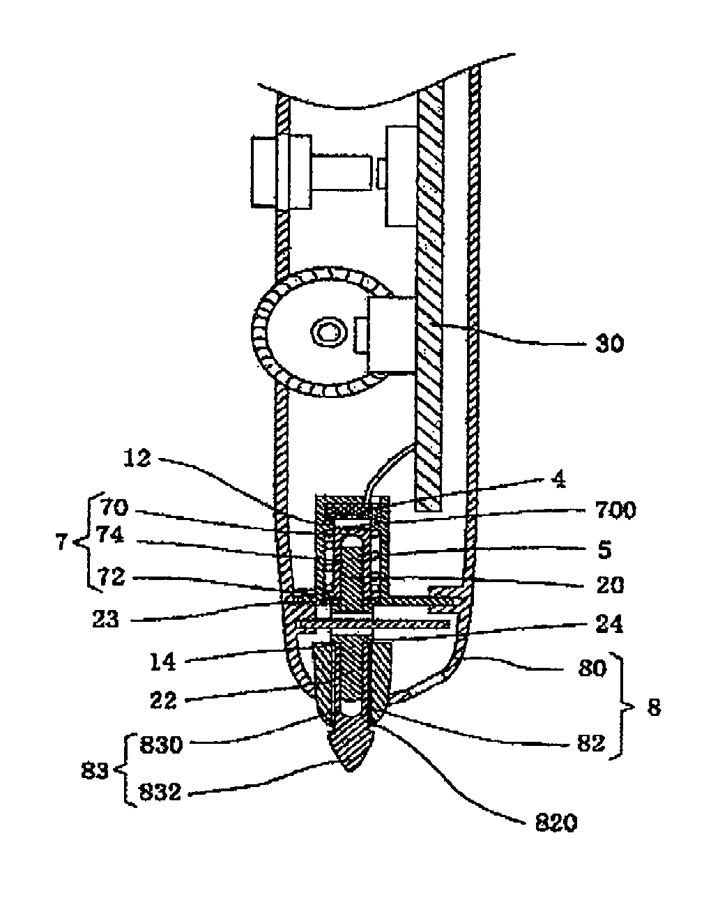 Mouse pen and photoelectric control switch thereof