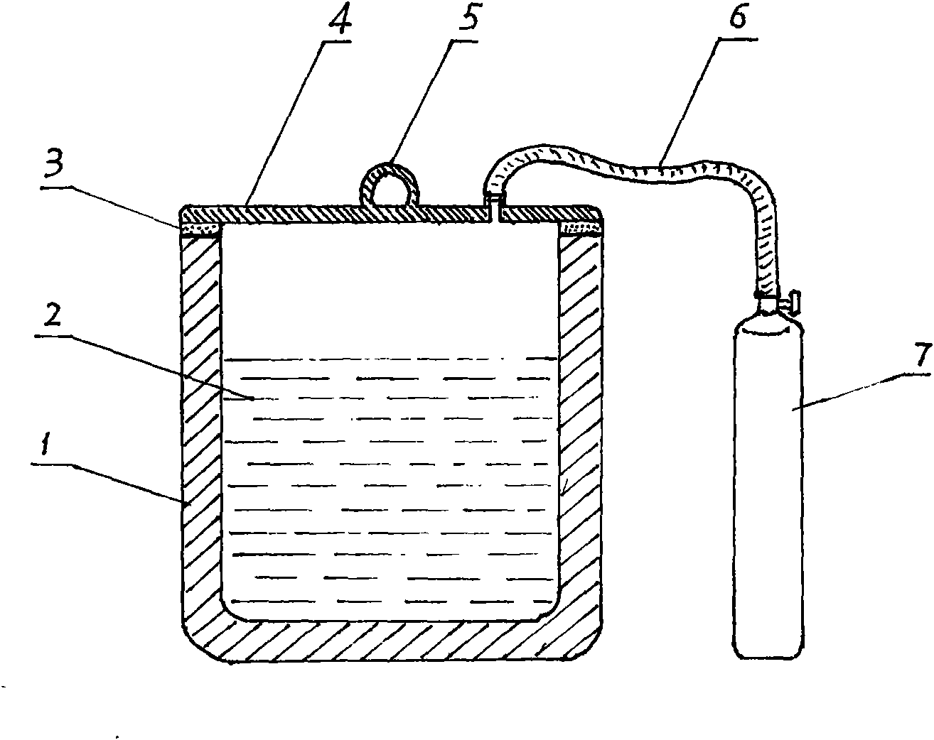 Preparation method of aluminum-calcium alloy used for vacuum refining molten steel deoxidation and device thereof