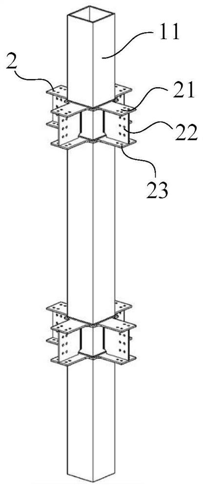 Fully-prefabricated concrete-filled steel tube frame structure and assembling method