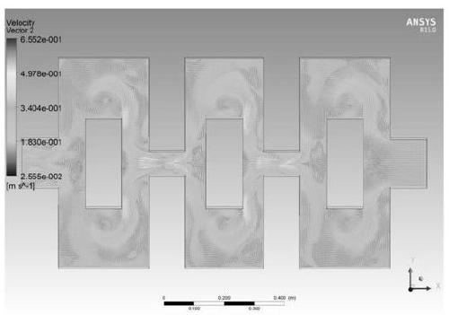 Electromagnetic energy buffering flowing chute device for aluminum alloy grain refinement