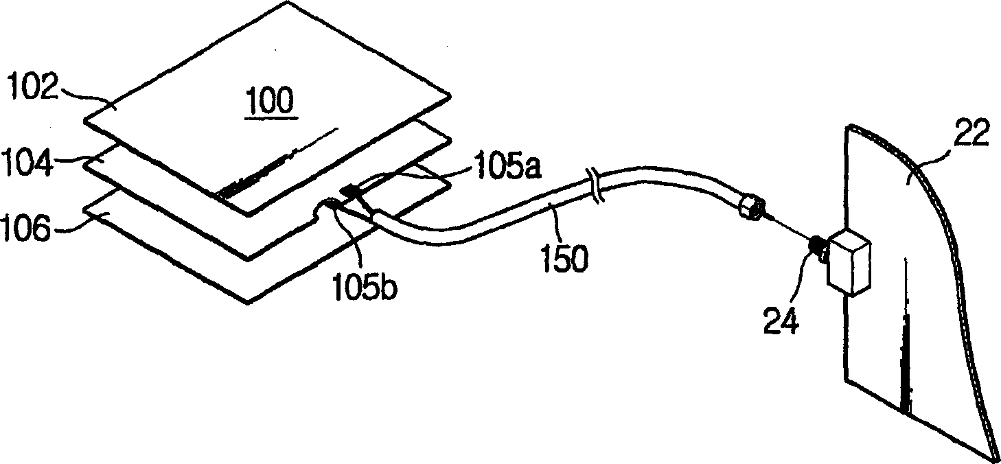 Planar type wideband lpda antenna applied to vhf/uhf channel