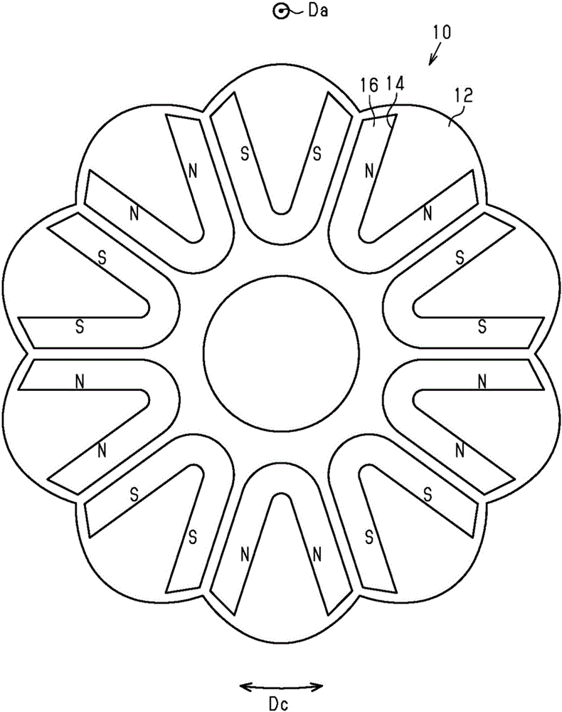 Interior permanent magnet rotor and method for manufacturing the same