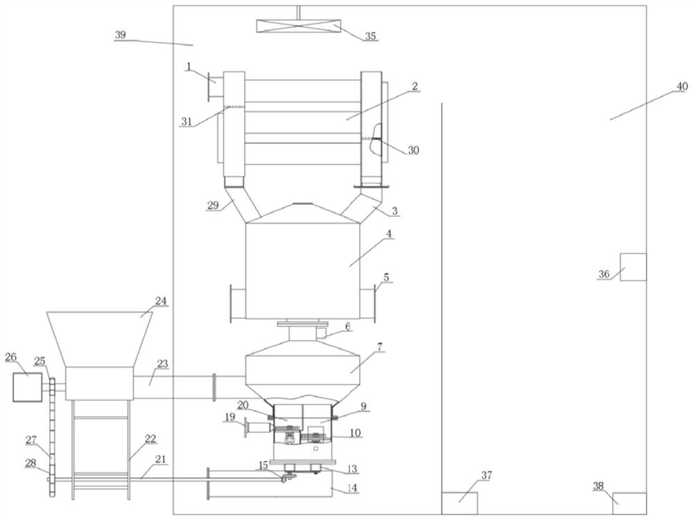 Vertical biomass combustion furnace and fruit and vegetable drying machine using same as heat source