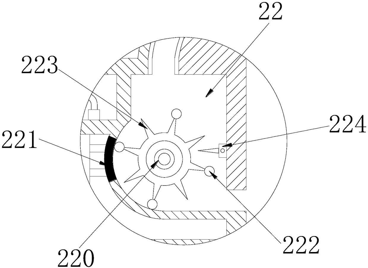 Water flow-rate automatic detection water meter device based on potential energy shunting