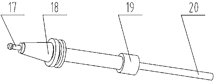 Full-degree-of-freedom precision detecting device of machine tool linear movement running state