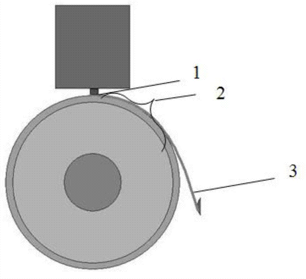 Method for secondarily cooling and molding strip and device thereof