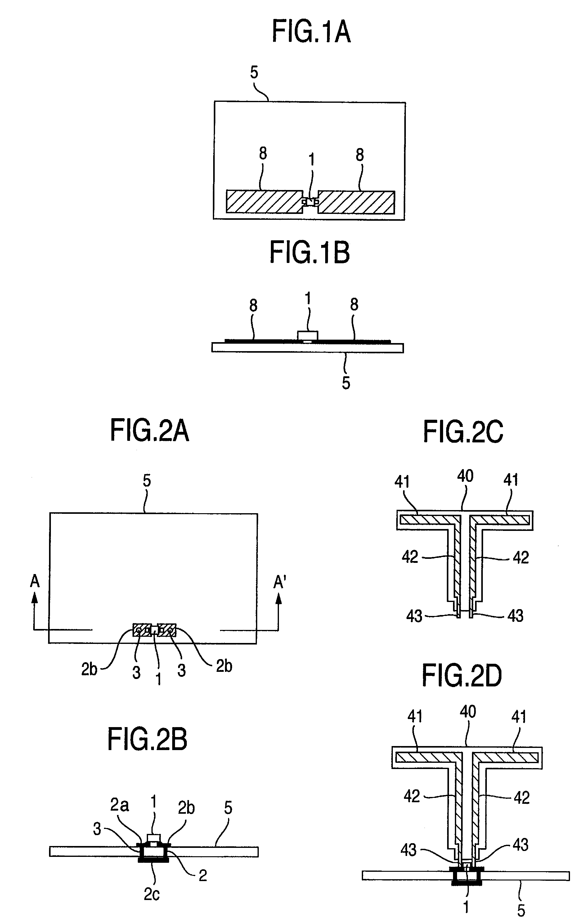 RFID tag mounting circuit board