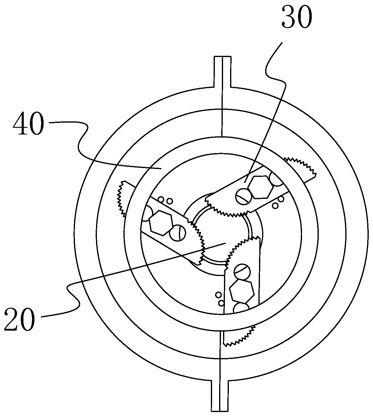 Shaft centrifugal type clamp
