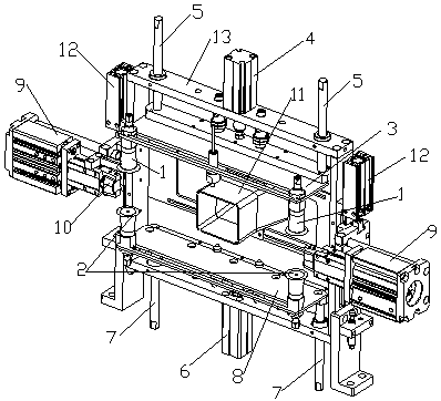 Automatic packaging device for irregular soft materials