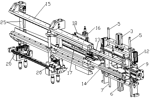 Automatic packaging device for irregular soft materials