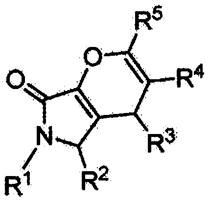 Halogenated dihydropyran pyrrolidone compound as well as preparation method and application thereof