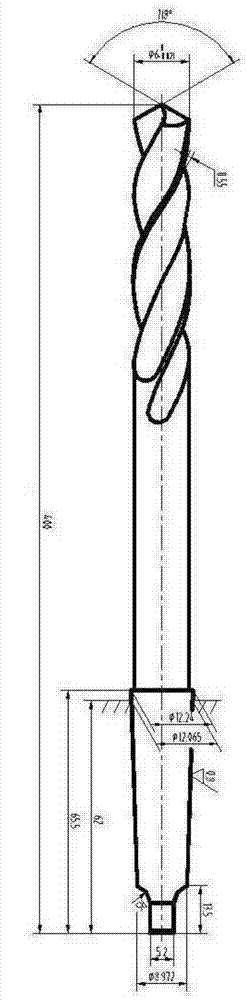 Method for machining extension drill