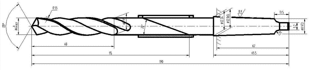 Method for machining extension drill
