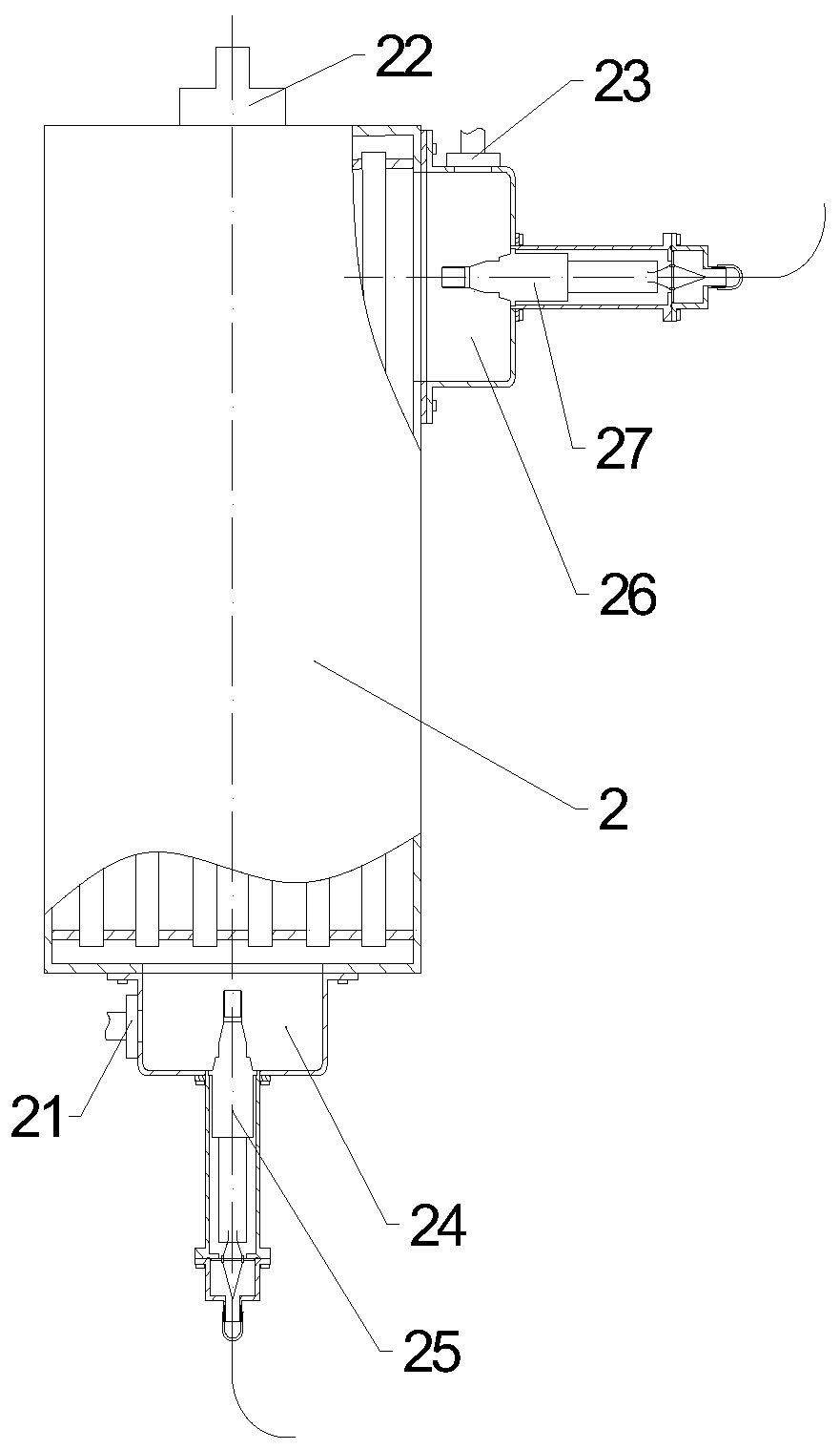Dairy farm sewage treatment device and treatment method thereof