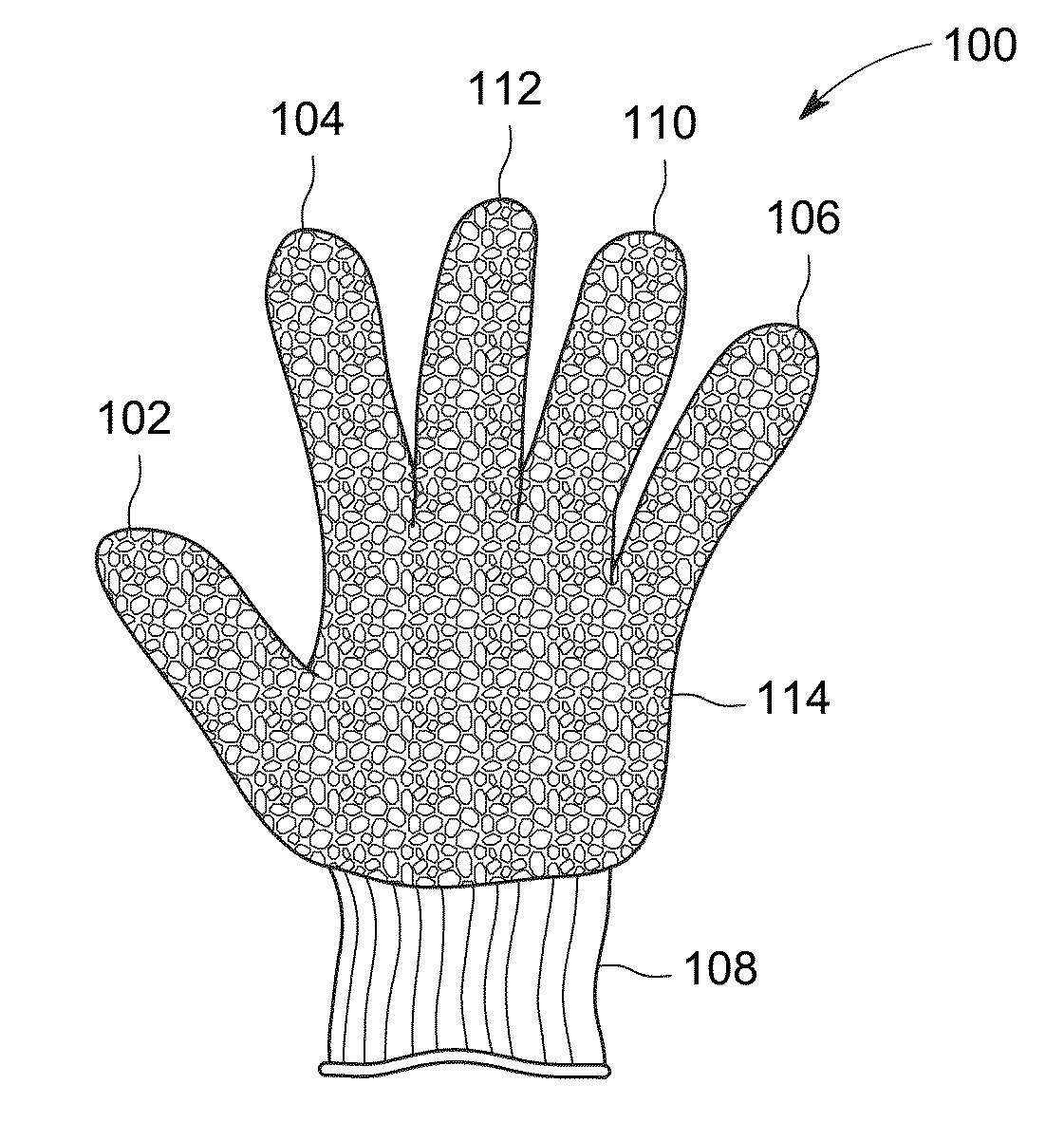Supported glove having an abrasion resistant nitrile coating