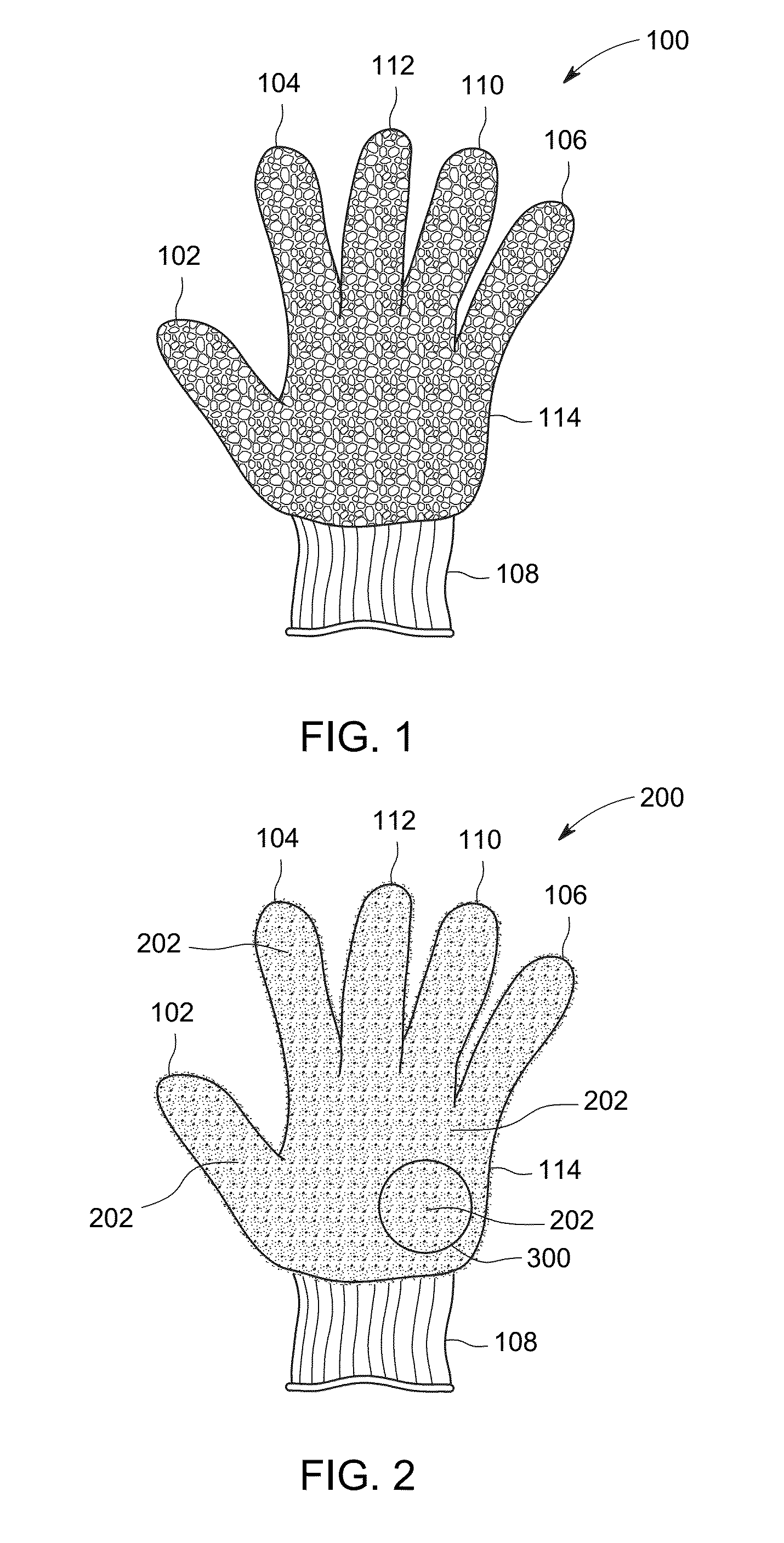 Supported glove having an abrasion resistant nitrile coating