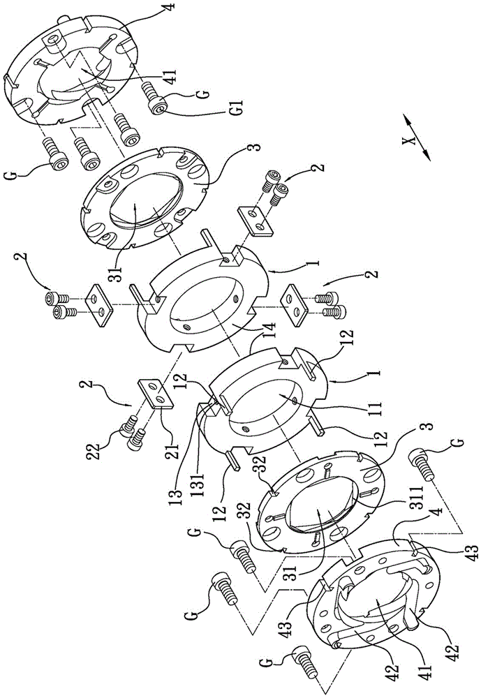 Cover type ball screw with double nut preload structure