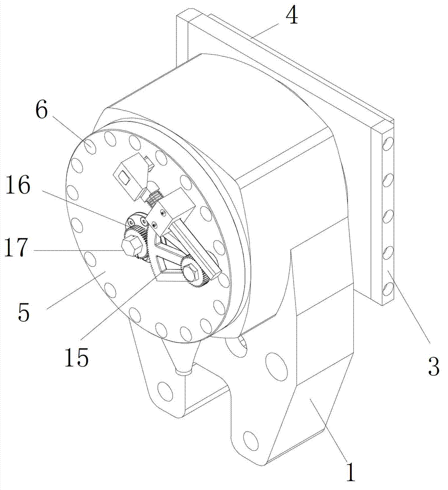Brake shoe wear automatic compensation device for hydraulic disc brake