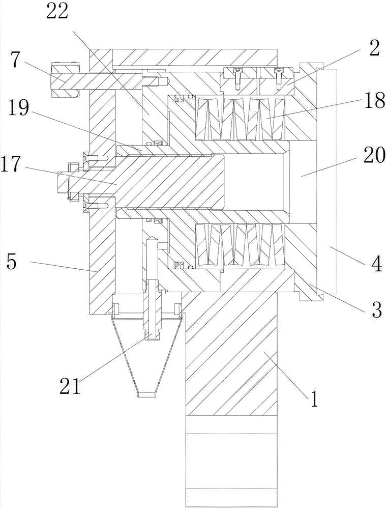 Brake shoe wear automatic compensation device for hydraulic disc brake